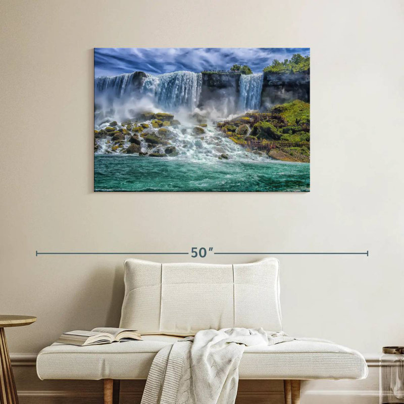 Alvord Niagara Falls Stream, H 26 po x l 39 po