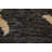 Abstract Black Area Rug 5x6