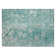 Machine Washable Indoor/Outdoor Xhevrie Aqua Rug