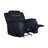 Jacobo Wood & Fabric Glider Recliner -10726915
