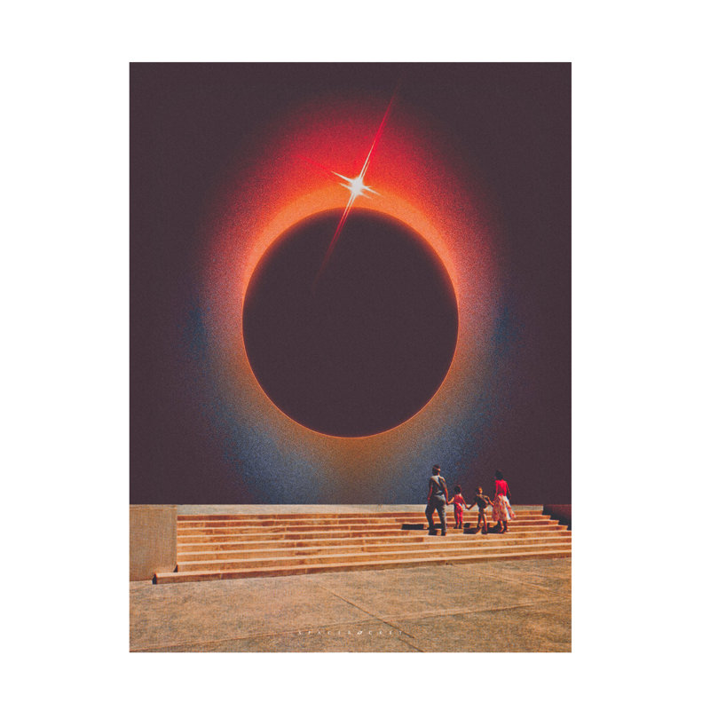 «Ologia »sur une toile, H 19 po x l 14 po x P 2 po