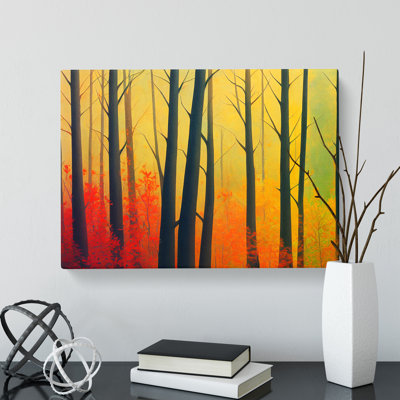 An Extraordinary Autumn Forest - Wrapped Canvas