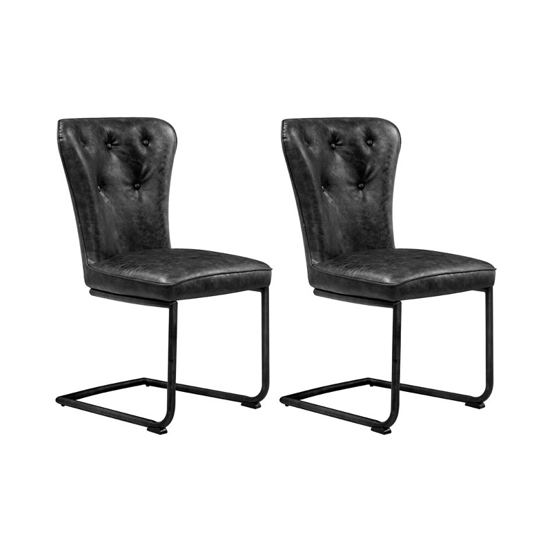 Cia 49cm H Upholstered Cantilever Chair