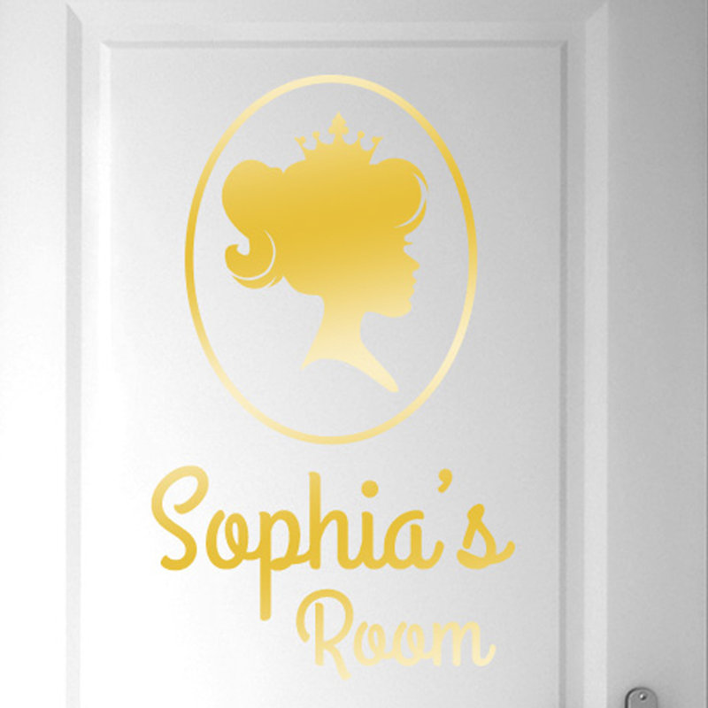 Wall Decal, Shiny Gold