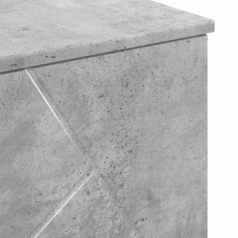 76.5cm Bathroom Vanity Base Only, Concrete Grey