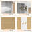 63'' H Freestanding Over The Toilet Storage-676100313