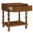 Eloise Solid Wood Spindle Nightstand Walnut