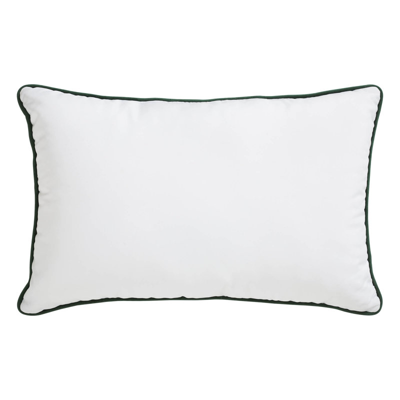 Winter Wonderland Green and Gold Velvet Christmas Pillow