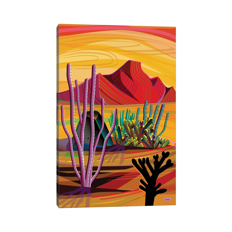 «Love Mountain» par Charles Harker - photographie sur toile tendue, H 40 po x l 26 po x P 1,5 po