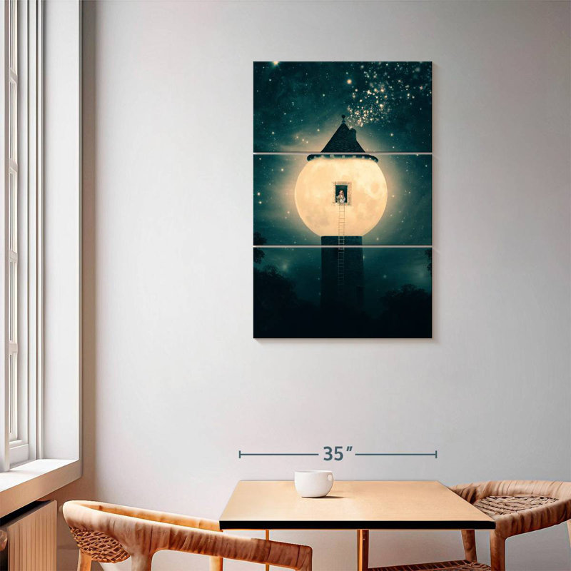 Oberle The Moon Tower, 57" H x 36" W