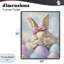 Lapin de Pâques endormi avec œufs, estampe numérique, design par The Prints Vibe-130757226-130757229