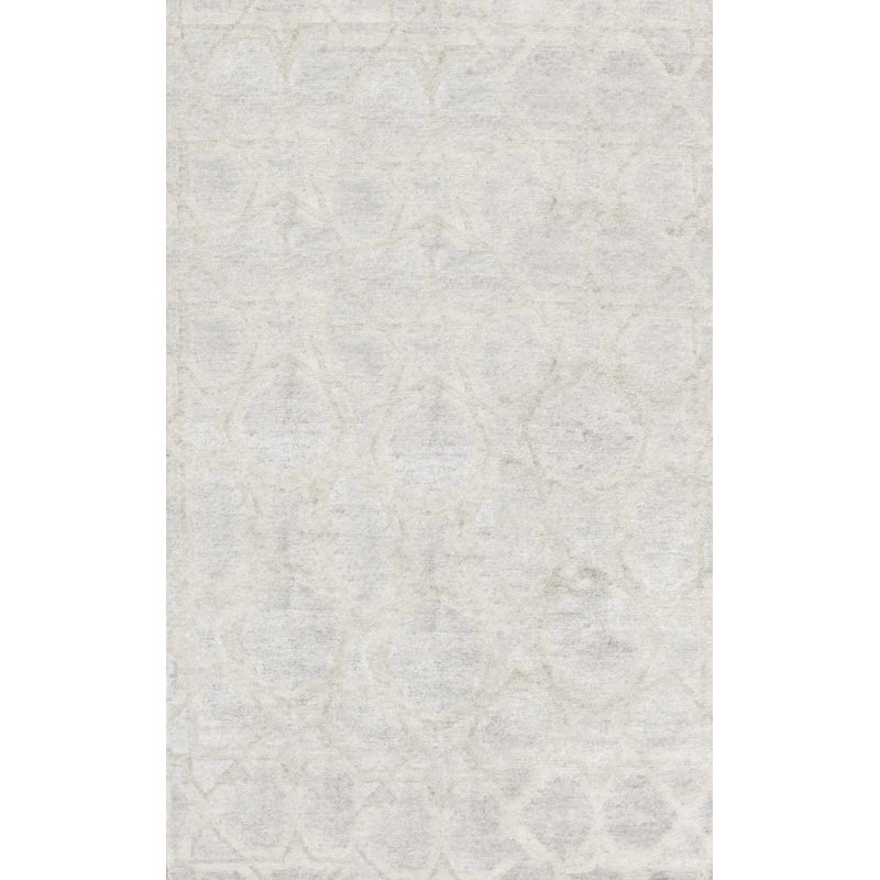 Hand-Knotted High-Quality Gray Area Rug