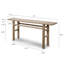 Dearbhl 72'' W Solid Wood Console Table