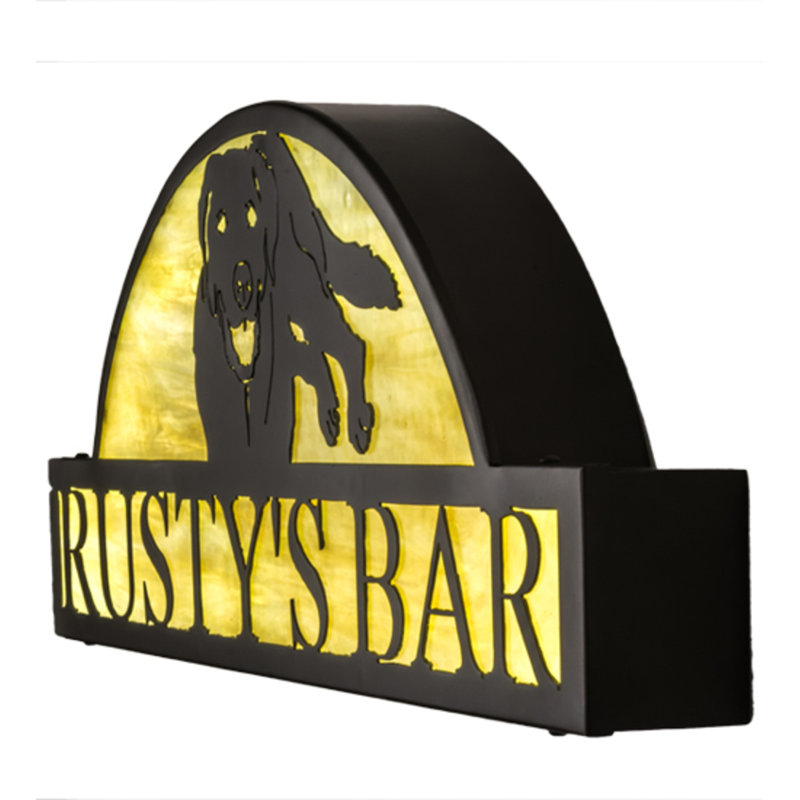 Amanda 12'' Animals LED Bar Sign