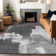 Machine Washable Indoor/Outdoor Christain ACN1334 Gray Rug