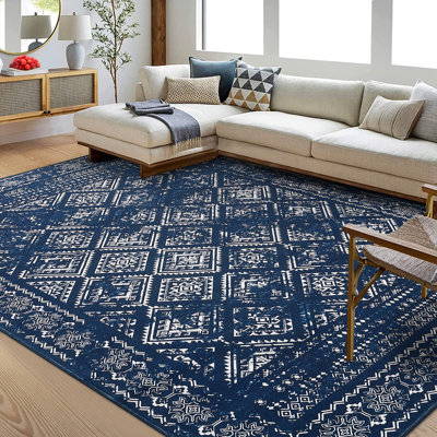 Tapis Leeoma avec envers antidérapant