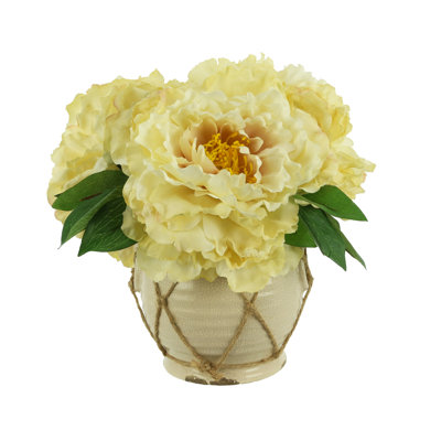 Peony Arrangement in Vase