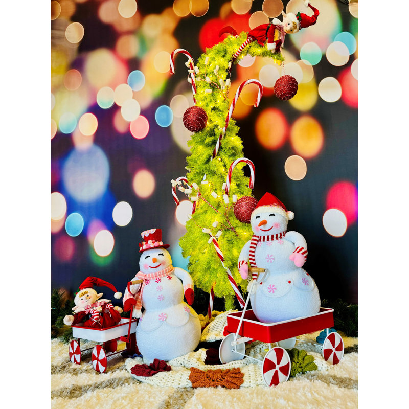 Fantastical "Grinch" Style Artificial Pre-Lit Tree 5Ft