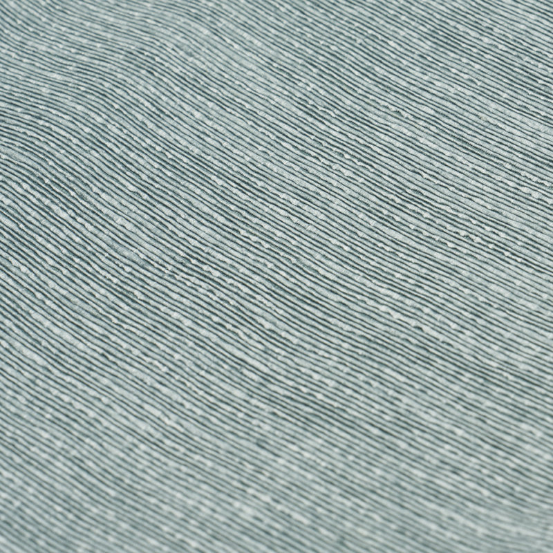 Schumacher x Patterson Flynn Linen Plissé Wallpaper, Blue