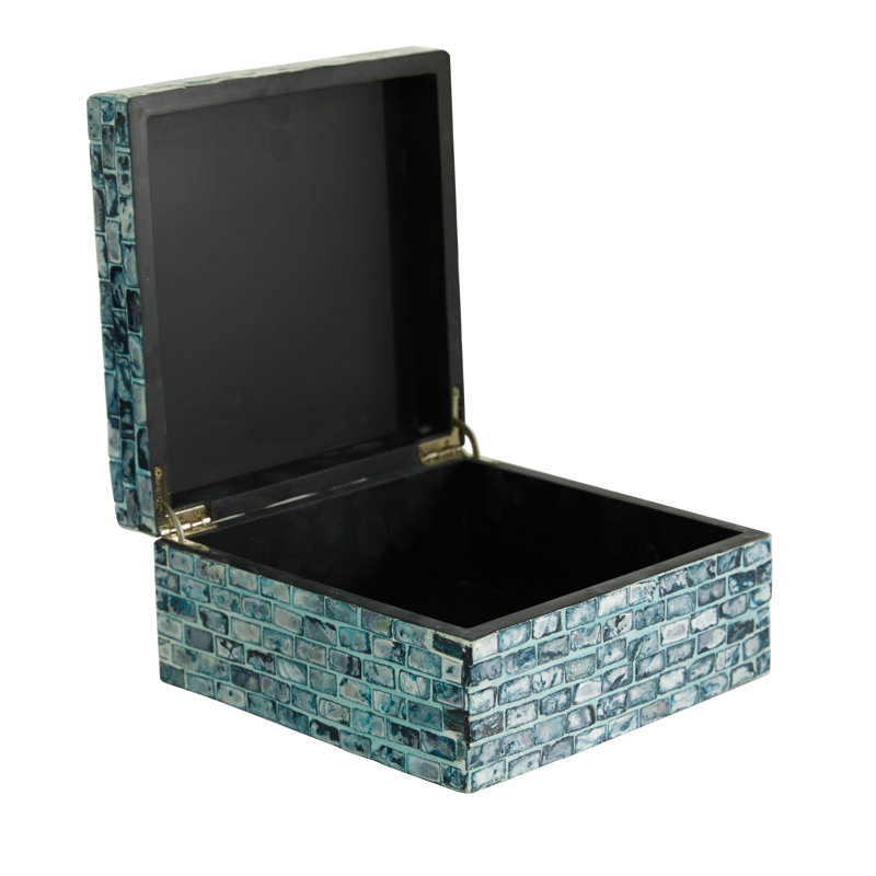 2 Piece Wooden Decorative Box Set