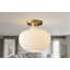 Plafonnier semi-encastré 1 lumière 12 po Collina-66203356
