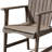 Outdoor Weather Resistant Acacia Wood Adirondack Dining Chairs (Set of 2)