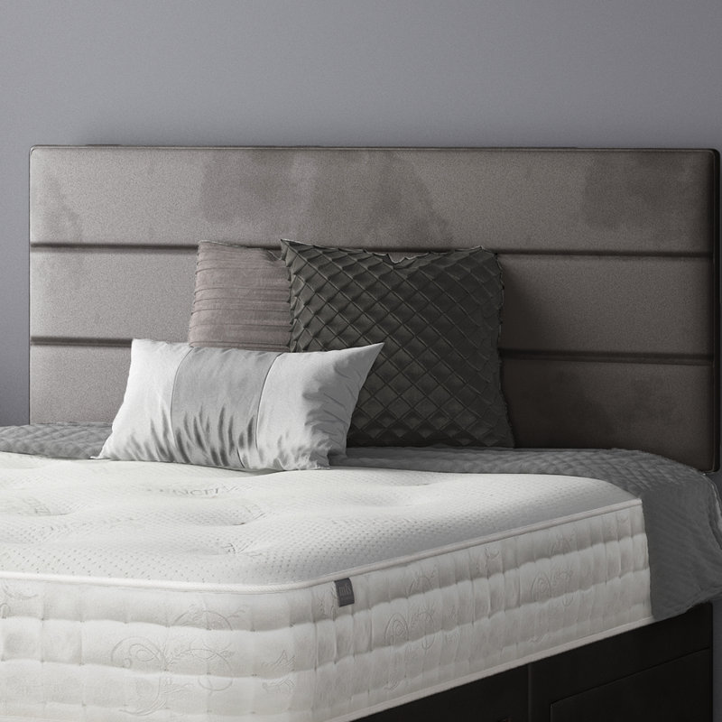 Hayder Divan Bed Base, No Drawer, Super King (6'), Charcoal