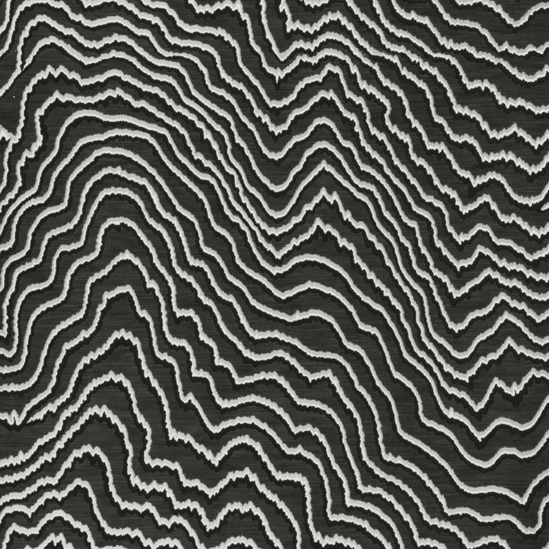 Colony Fiji Wallpaper 10.06m x 53cm, Charcoal