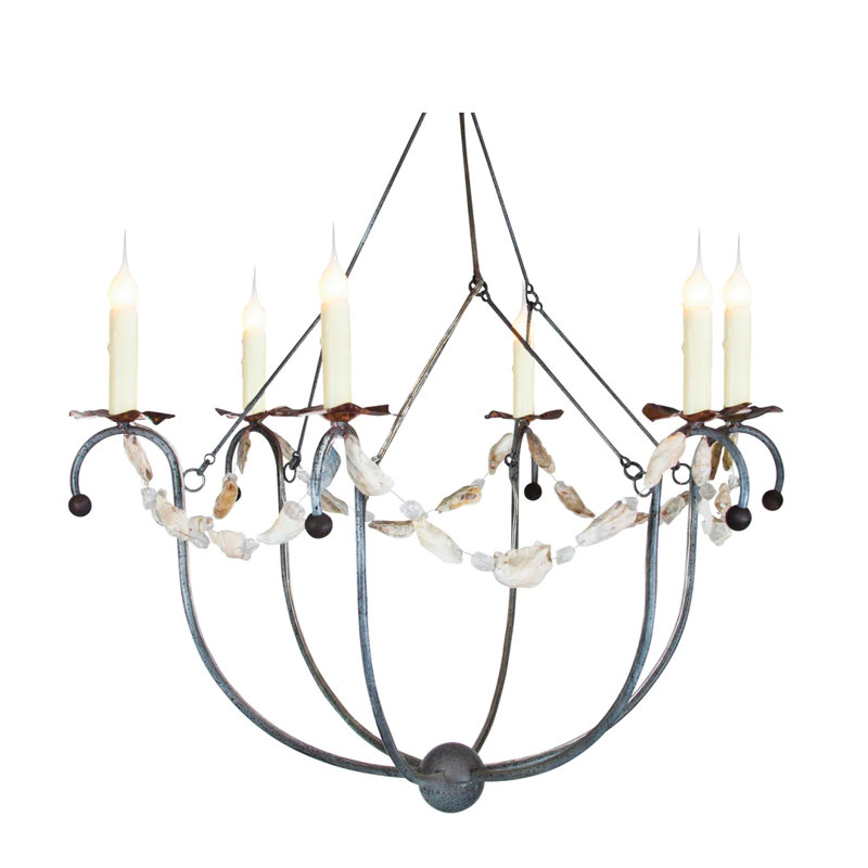 Spring Island Basket 8 - Light Chandelier