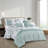 7 Piece Patchwork Brushed Microfiber Plain Weave Comforter Bedding Set-112308512-112308511