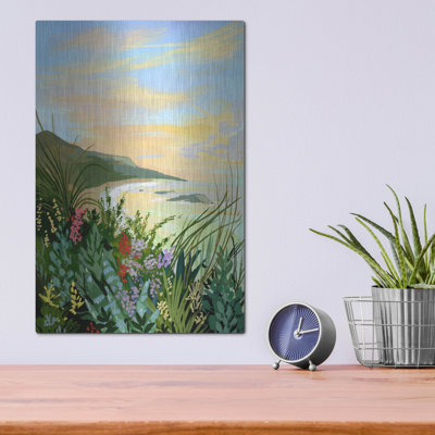  'Blossom Bluff' by Brook Page Metal Wall Art, 12" x 16"