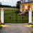 20FT x 7FT Heavy-Duty Bi-Parting Iron Gate – Galvanized Steel Driveway Entrance Gate  (Tree Flower)-134895504