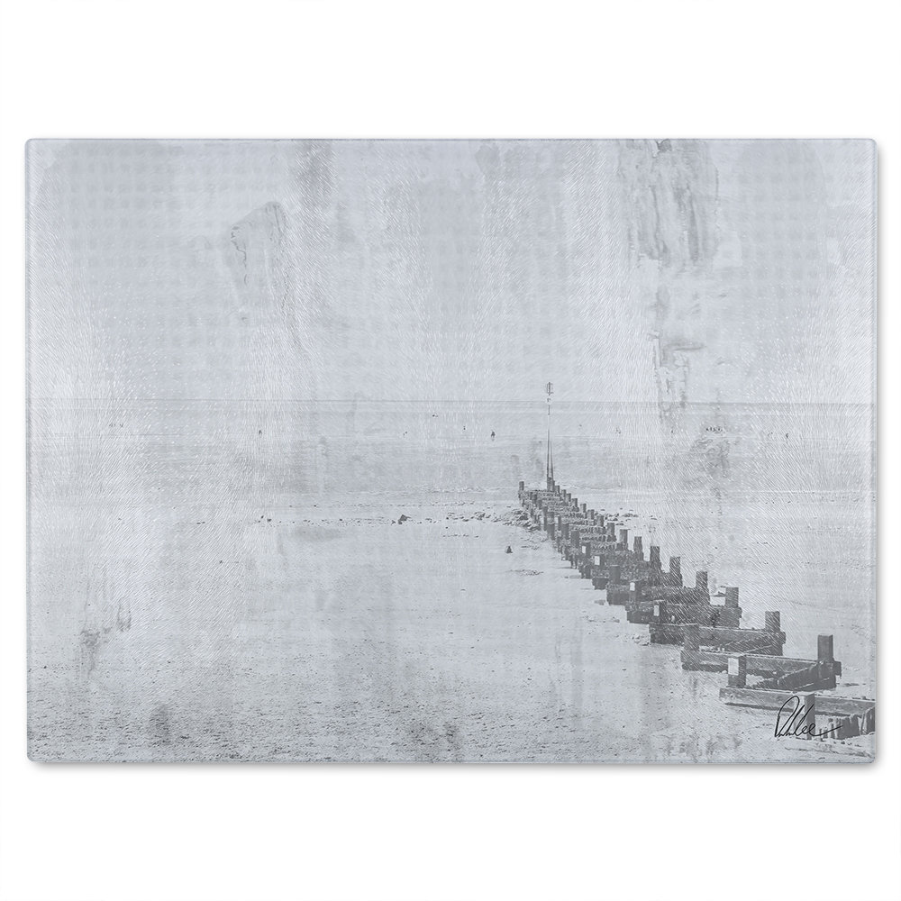 Beach Front Glass Chopping Board