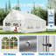Party Tent Heavy Duty Wedding Tent Outdoor Canopy Event Shelters Galvanized Canopy Commercial Tent with Removable Sidewall Windows for Outdoor Events Wedding Birthday-821725668