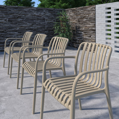 Chaises de salle à manger d'extérieur Gerard