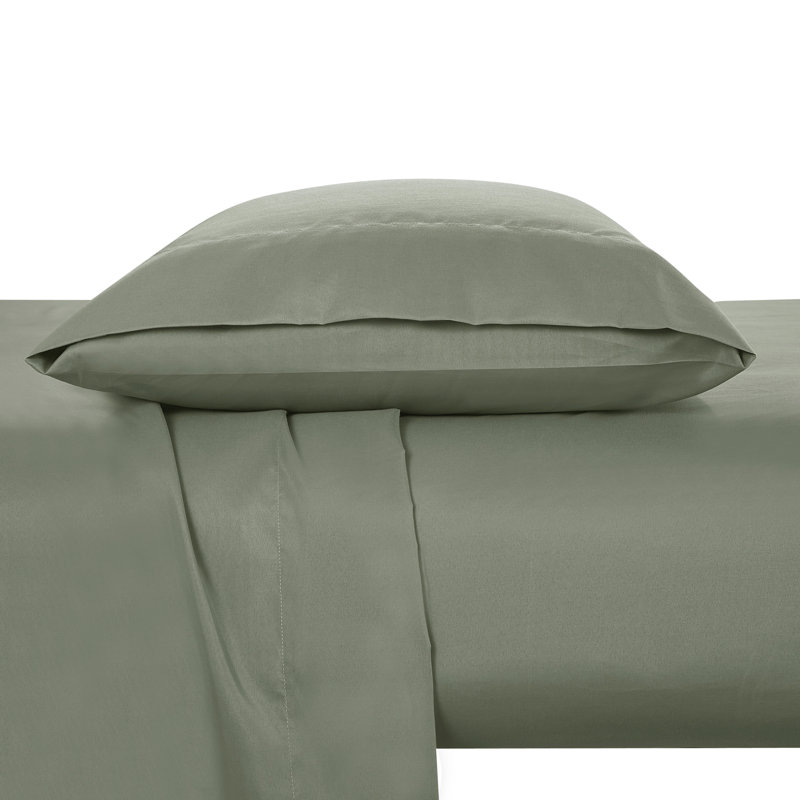 Esca 4-6 Piece Cooling Fiber Sheet Set, Gray, Full