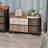 5-Drawer Dresser, Fabric Chest Of Drawers, 2-Tier Storage Organizer For Bedroom Entryway, Tower Unit With Steel Frame Wooden Top