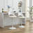High Padded Swivel Adjustable Barstools(Set of 2)-395851044