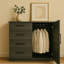 Commode pour homme en gris