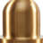 Bell Shaped Glass Pendant Gold/Clear Dia.13"-54858858-54858863