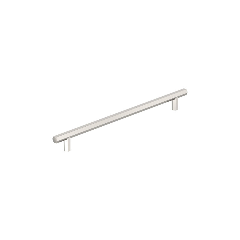 Caliber Bar Pull, 10 1/16", Polished Nickel