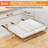 Expandable Pull out Cabinet Organizer(2 Pack)-White