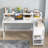 Reversible L -Shaped Computer Desk with Monitor Stand-1820805543