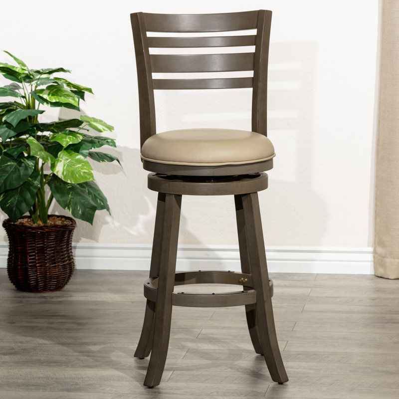 Tabouret Aia, Gris, Gris, 40"