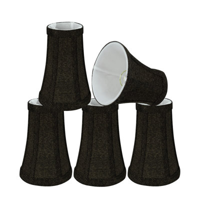 5 in. H Fabric Bell Candelabra Shade