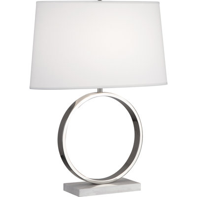 Modern Srkashlteni Collection Table Lamp - Finish With Black Opaque Parchment Shade - 24.5â€ Height - Contemporary Lighting Fixture For Home Decor