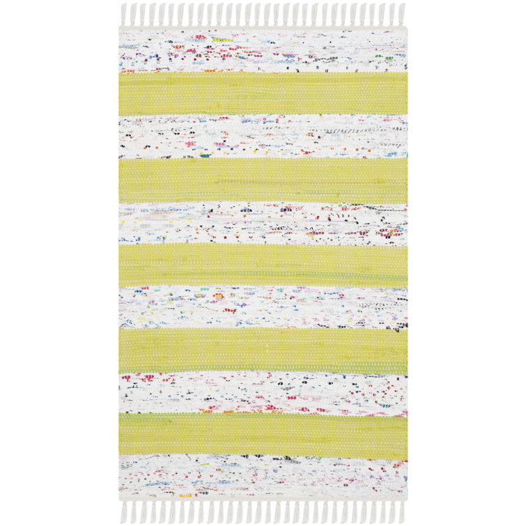 Yokum Hand Woven Cotton Striped Rug