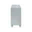 Commode argentée à 6 tiroirs l 61,6 po Gulfara