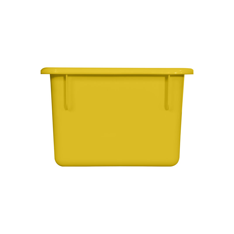 Bac en plastique, Jaune