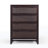 Ameer Modern Boho 4-Drawer Dresser with Rattan Inlay Fronts, Faux Leather Pulls & Solid Wood For Bedroom Storage Organization-118226003